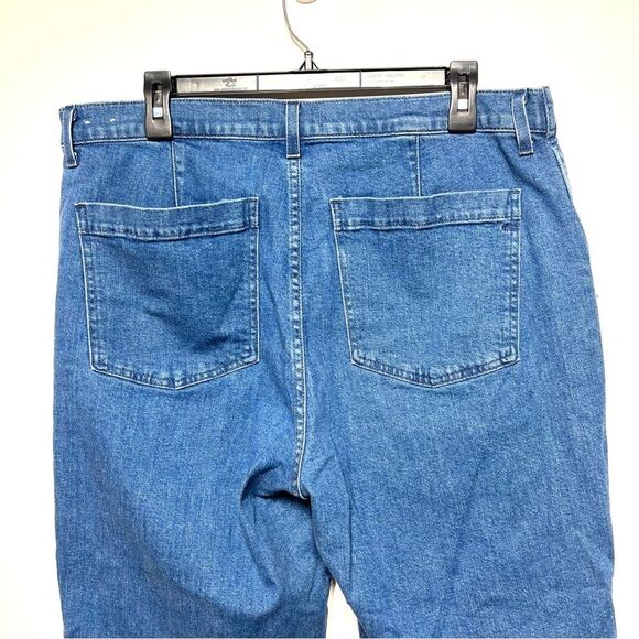 Madewell The Perfect Vintage Jean in Medium Indigo Wash: Seamed Edition 32 - Picture 10 of 16